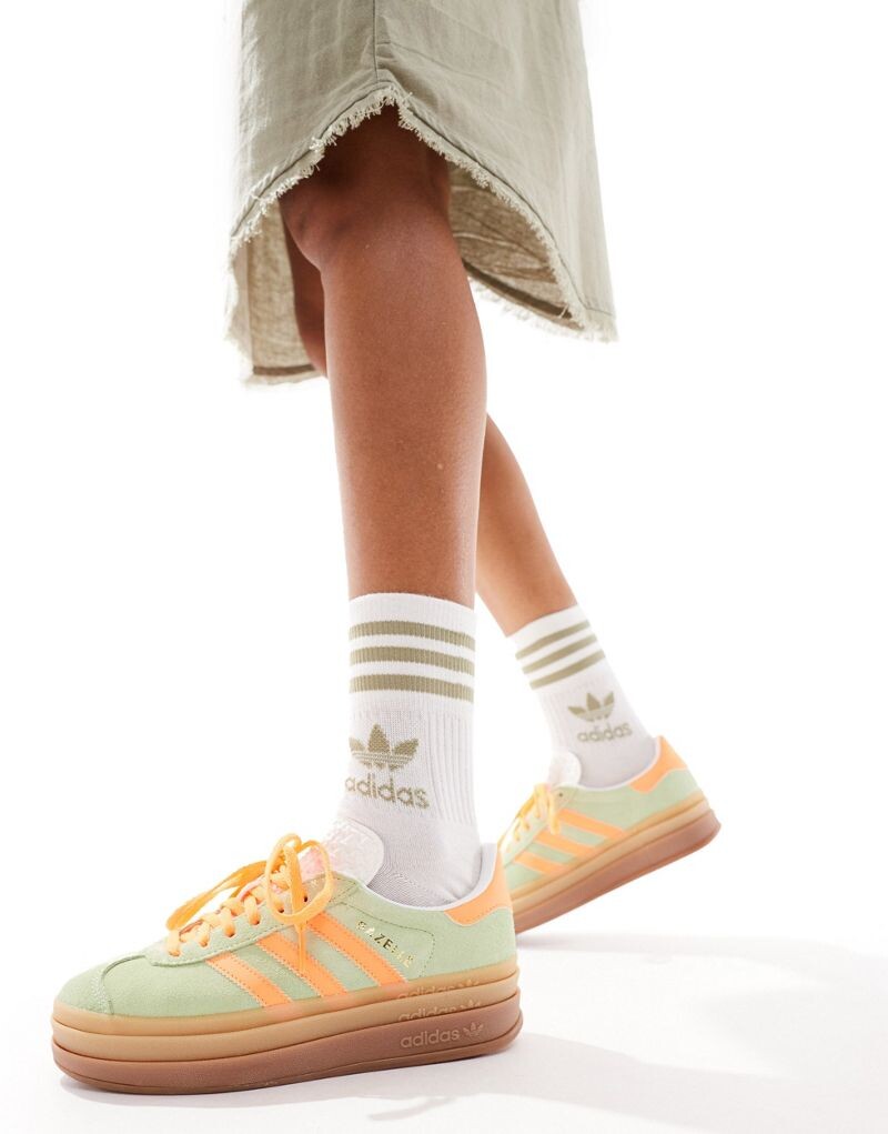 Мятно-оранжевые кроссовки на платформе adidas Gazelle Bold, Оранжевый, Мятно-оранжевые кроссовки на платформе adidas Gazelle Bold
Мятно-оранжевые кроссовки на платформе adidas Gazelle Bold, Оранжевый, Мятно-оранжевые кроссовки на платформе adidas Gazelle Bold
