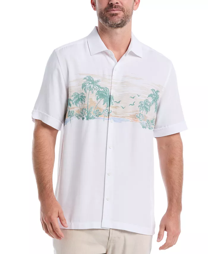 Мужская рубашка с тропическим пейзажем Cubavera, белый
Мужская рубашка с тропическим пейзажем Cubavera, белый