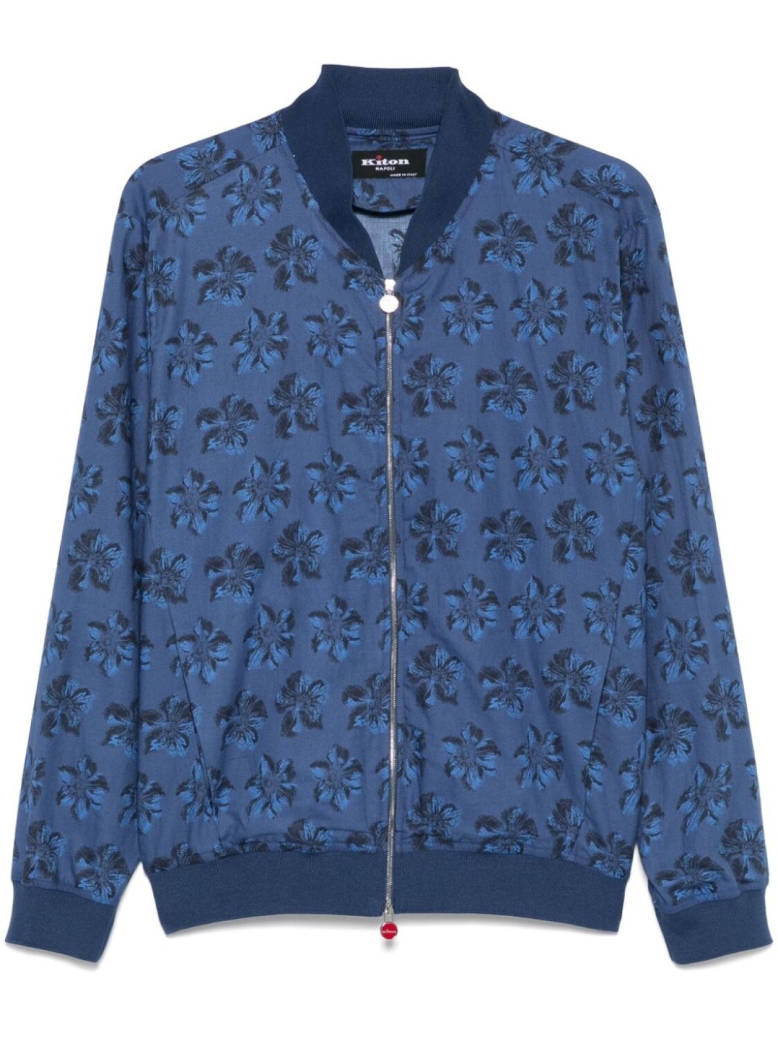 Kiton бомбер с цветочным принтом, синий
Kiton бомбер с цветочным принтом, синий