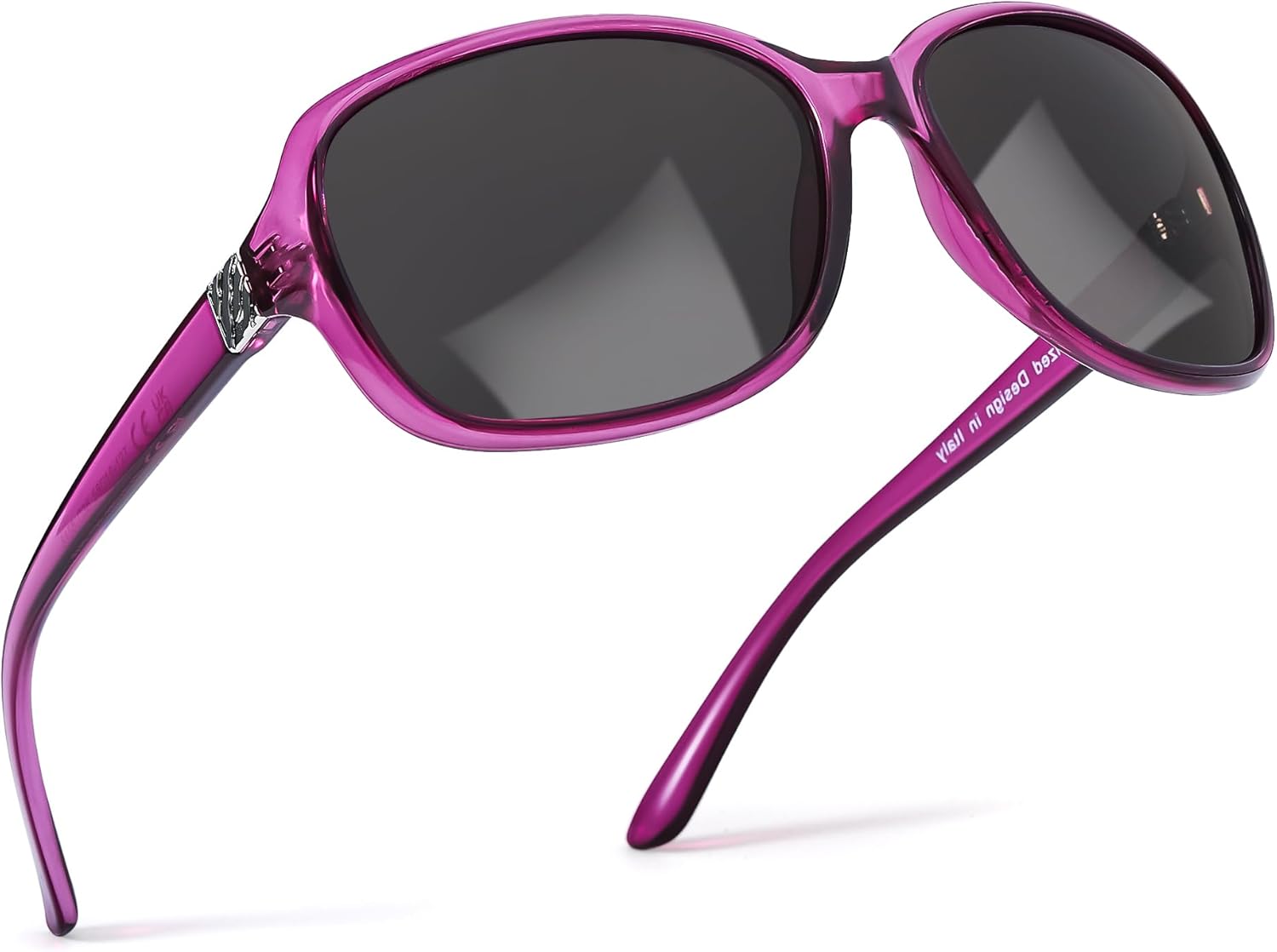 Поляризованные солнцезащитные очки SIPHEW для женщин | Винтажные квадратные солнцезащитные очки с защитой от УФ-излучения UV400 | Женские солнцезащитные очки с обтекаемой формой, B02 Clear Purple Polarized Sunglasses
Поляризованные солнцезащитные очки SIPHEW для женщин | Винтажные квадратные солнцезащитные очки с защитой от УФ-излучения UV400 | Женские солнцезащитные очки с обтекаемой формой, B02 Clear Purple Polarized Sunglasses