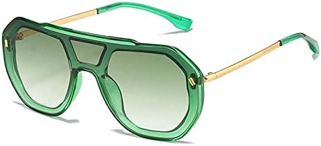 Солнцезащитные очки Polygon для женщин, ретро-заклепки, прозрачные линзы с градиентом Ocean, солнцезащитные очки для мужчин, цельные солнцезащитные очки MTZJH, Green Green Gradient
Солнцезащитные очки Polygon для женщин, ретро-заклепки, прозрачные линзы с градиентом Ocean, солнцезащитные очки для мужчин, цельные солнцезащитные очки MTZJH, Green Green Gradient