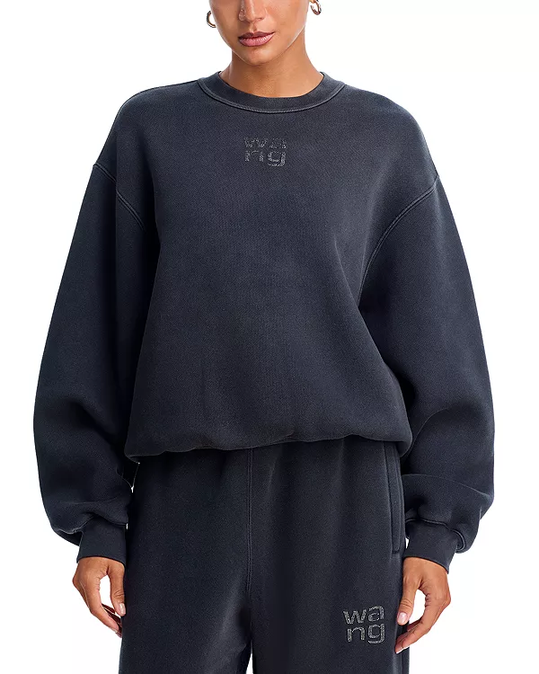Свитшот с круглым вырезом Alexanderwang, черный
Свитшот с круглым вырезом Alexanderwang, черный