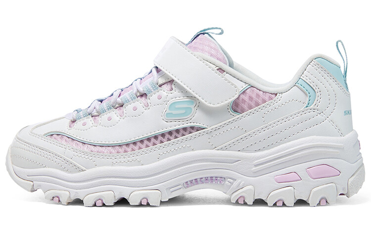 Кроссовки детские серии D"LITES GS Low-top белые/розовые Skechers
Кроссовки детские серии D"LITES GS Low-top белые/розовые Skechers