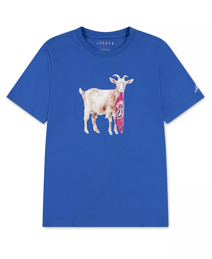 Мальчики 8-20 Flight Goat футболка Jordan, синий
Мальчики 8-20 Flight Goat футболка Jordan, синий