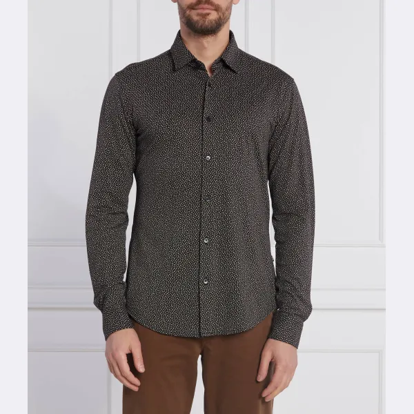 Рубашка узкого кроя Boss, коричневый
Рубашка узкого кроя Boss, коричневый