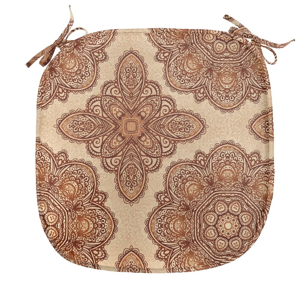 ABAKUHAUS Этническая подушка для обеденного стула Mehndi Пейсли Декоративная водонепроницаемая подушка с цветочным рисунком с ремнями для кухонных сидений 40 см x 40 см Темно-коричневый Светло-коричневый
ABAKUHAUS Этническая подушка для обеденного стула Mehndi Пейсли Декоративная водонепроницаемая подушка с цветочным рисунком с ремнями для кухонных сидений 40 см x 40 см Темно-коричневый Светло-коричневый