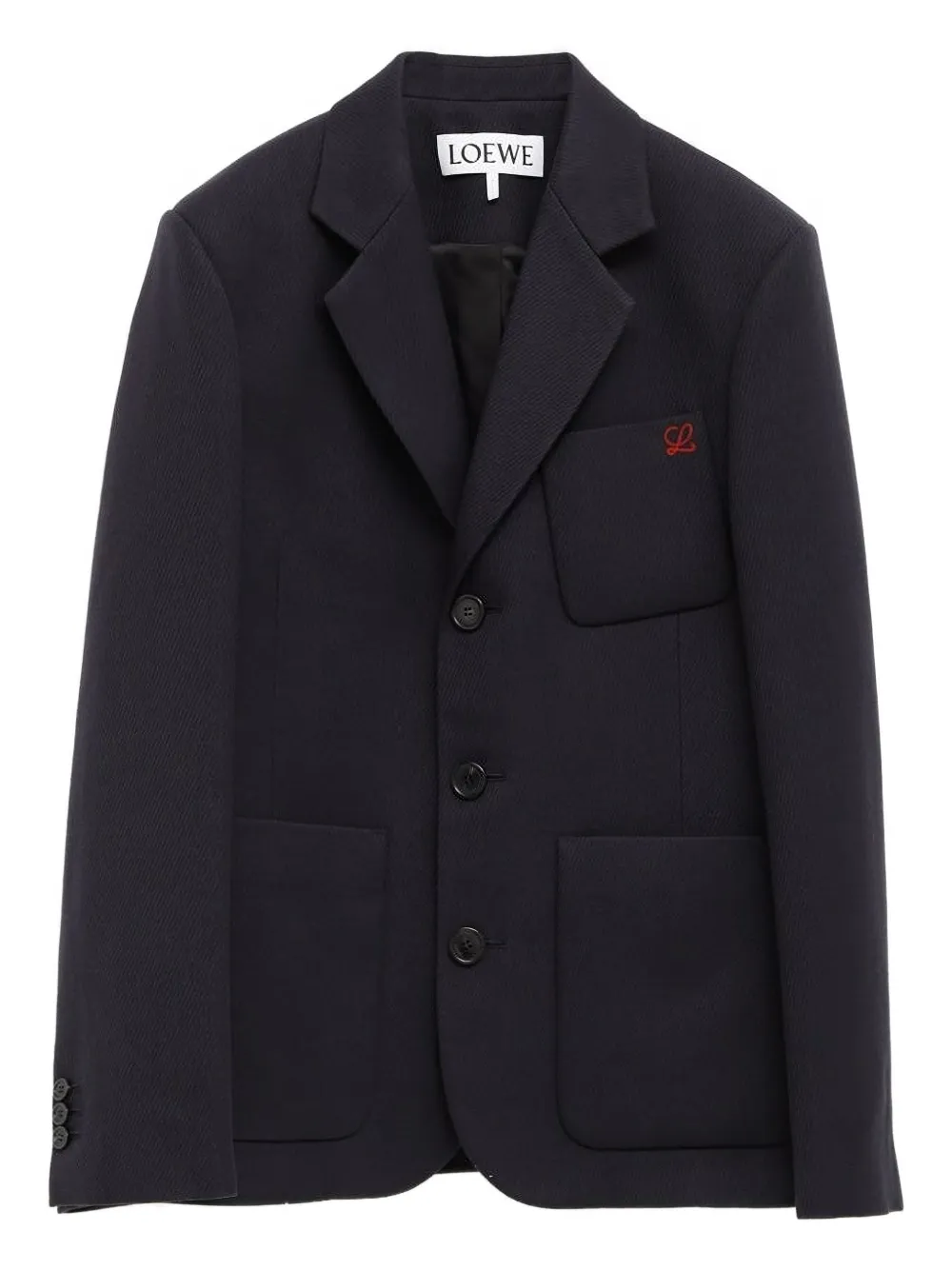 Куртка с вышитым логотипом Loewe, синий
Куртка с вышитым логотипом Loewe, синий