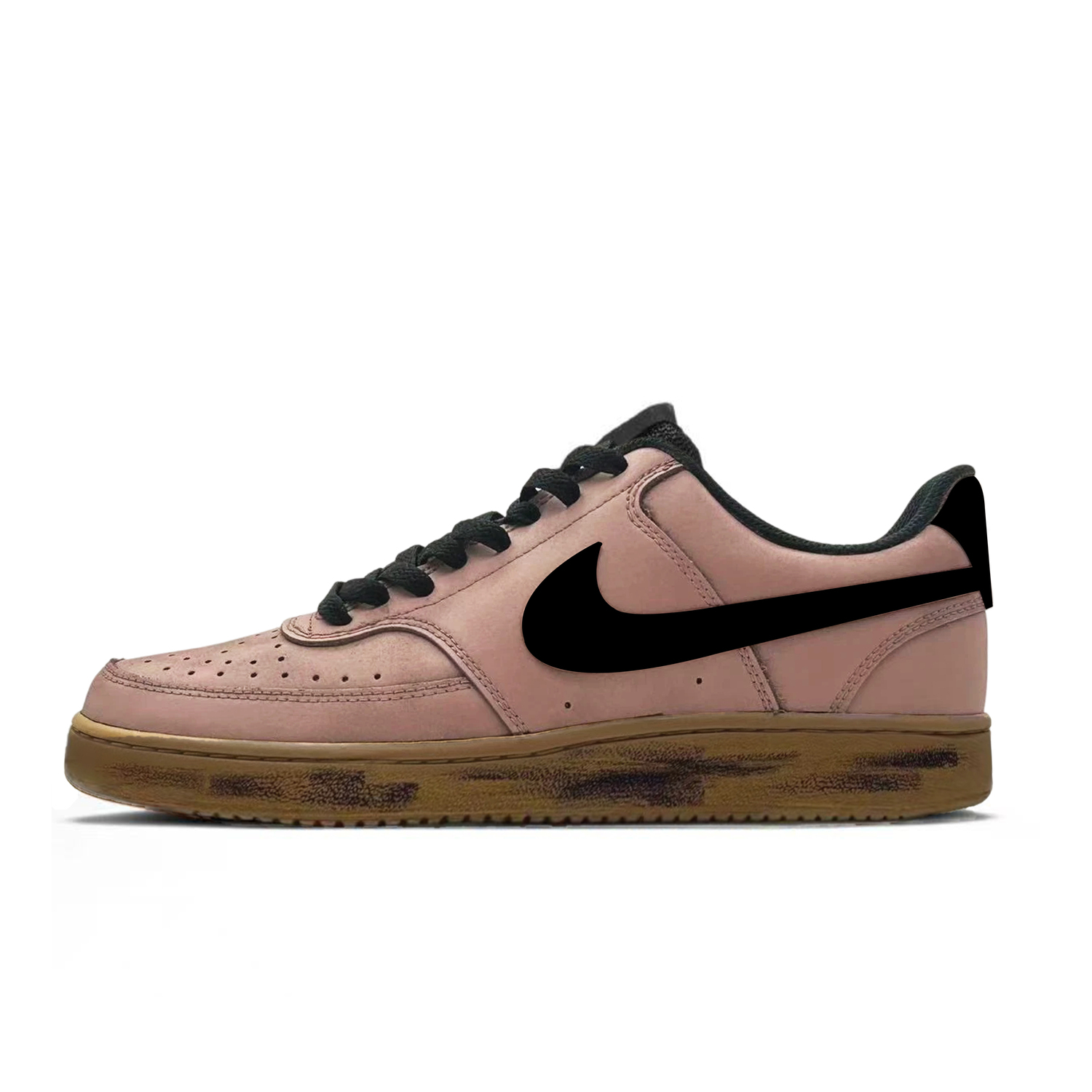 Court Vision 1 Dusty Pink Suede Brown устойчивые к истиранию, легкие и дышащие низкие скейтборд кроссовки Nike, черный/розовый
Court Vision 1 Dusty Pink Suede Brown устойчивые к истиранию, легкие и дышащие низкие скейтборд кроссовки Nike, черный/розовый