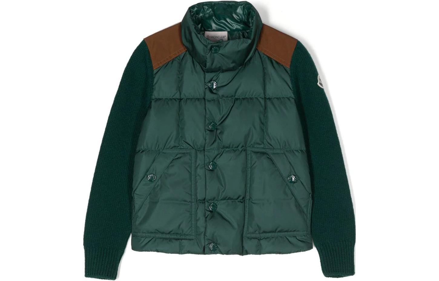 Детская пуховая куртка Moncler, зеленый
Детская пуховая куртка Moncler, зеленый