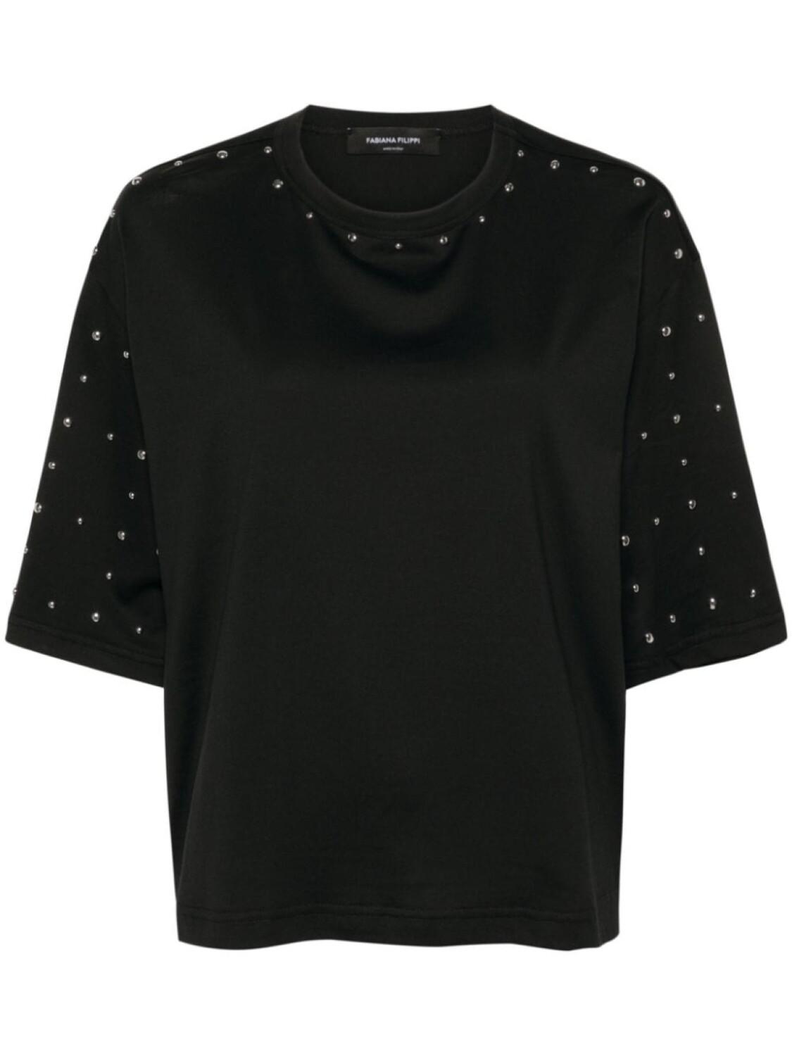 Fabiana Filippi футболка с заклепками, черный
Fabiana Filippi футболка с заклепками, черный