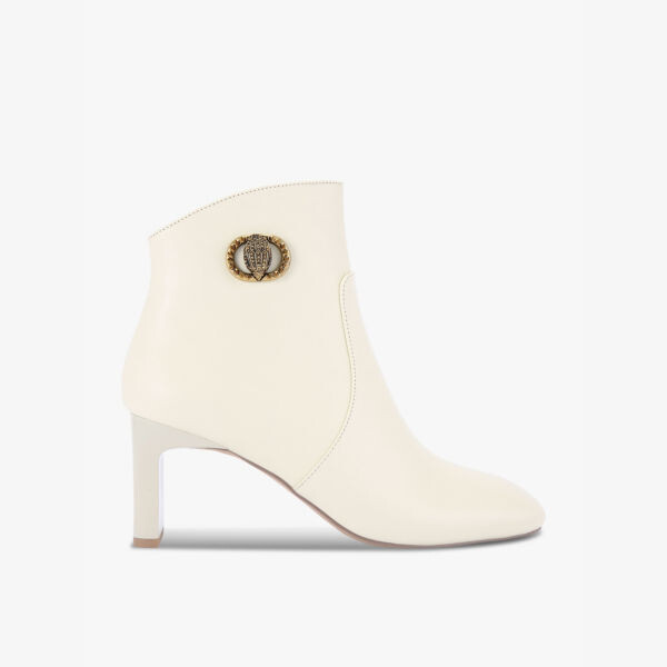 Ботинки Chelsea из кожи на каблуке с декором в виде орла Kurt Geiger London, белый
Ботинки Chelsea из кожи на каблуке с декором в виде орла Kurt Geiger London, белый