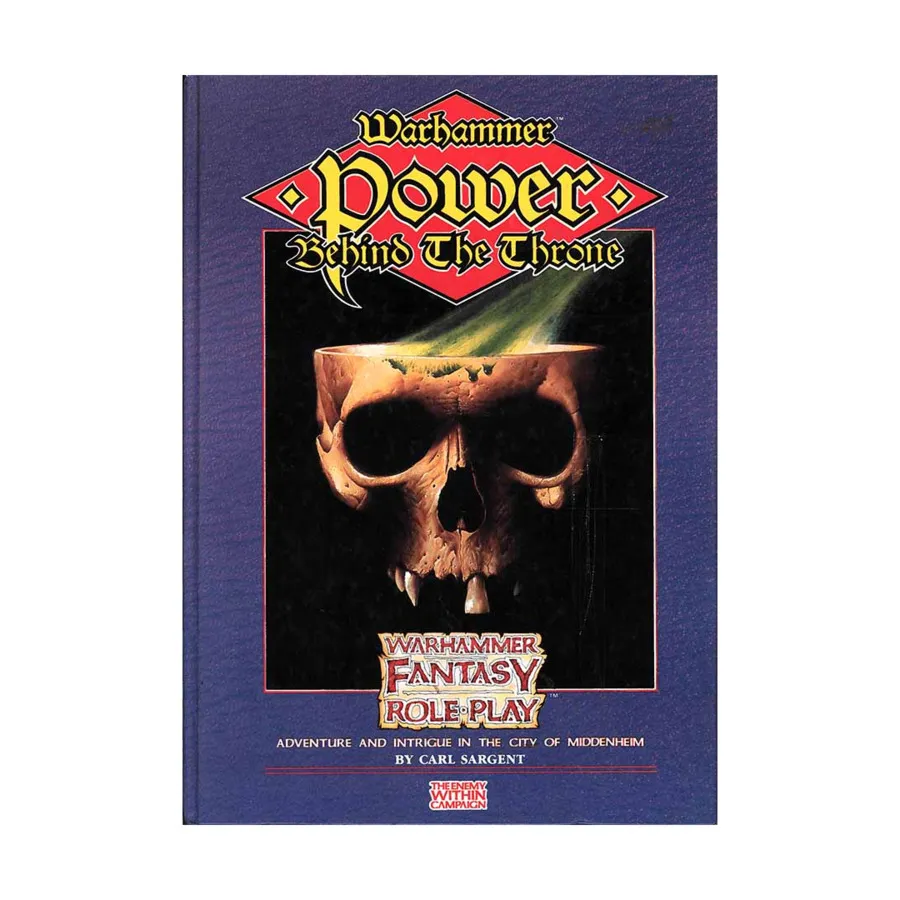 Enemy Within #3 - Power Behind the Throne, Warhammer Fantasy Roleplay (Games Workshop), твердый переплет
Enemy Within #3 - Power Behind the Throne, Warhammer Fantasy Roleplay (Games Workshop), твердый переплет