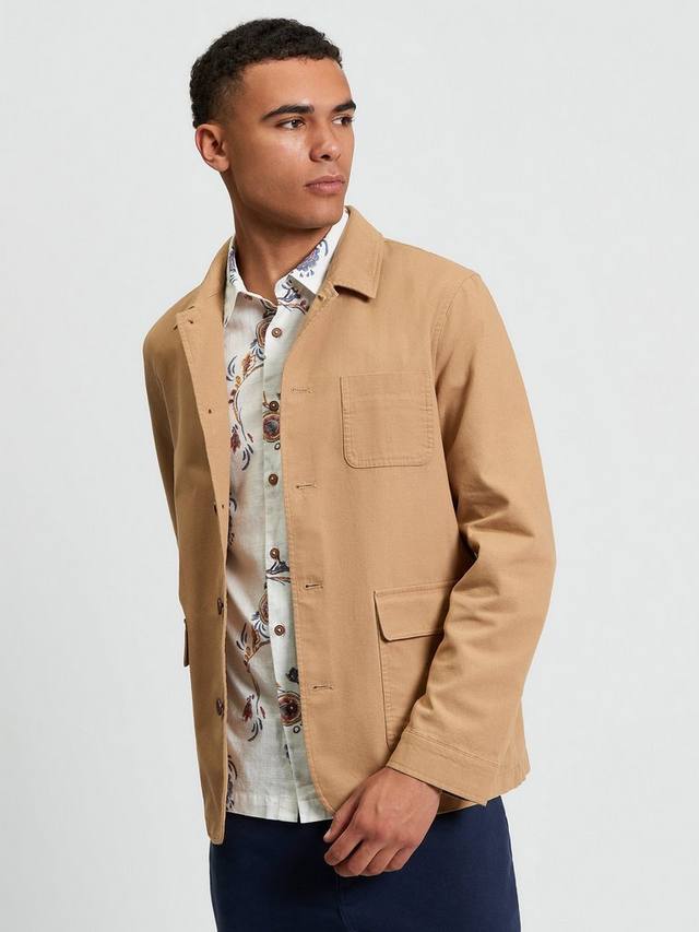 Хлопковая рабочая куртка Canvas Ben Sherman, Camel
Хлопковая рабочая куртка Canvas Ben Sherman, Camel