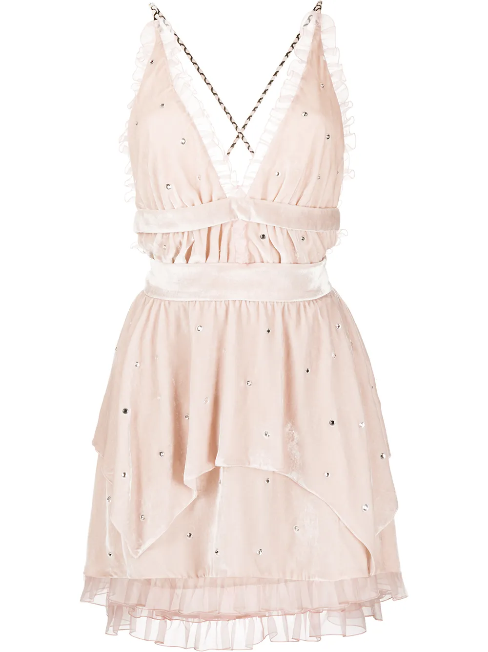 Расклешенное платье с оборками Philosophy Di Lorenzo Serafini, розовый
Расклешенное платье с оборками Philosophy Di Lorenzo Serafini, розовый