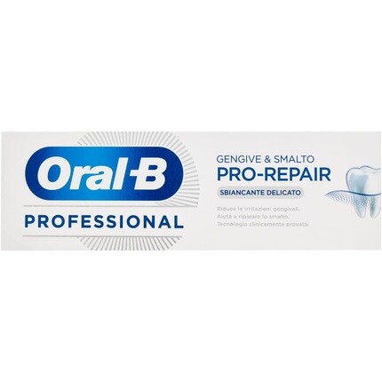 Oral-B Профессиональная отбеливающая зубная паста для десен и эмали Pro-Repair, 75 мл, Oral B
Oral-B Профессиональная отбеливающая зубная паста для десен и эмали Pro-Repair, 75 мл, Oral B