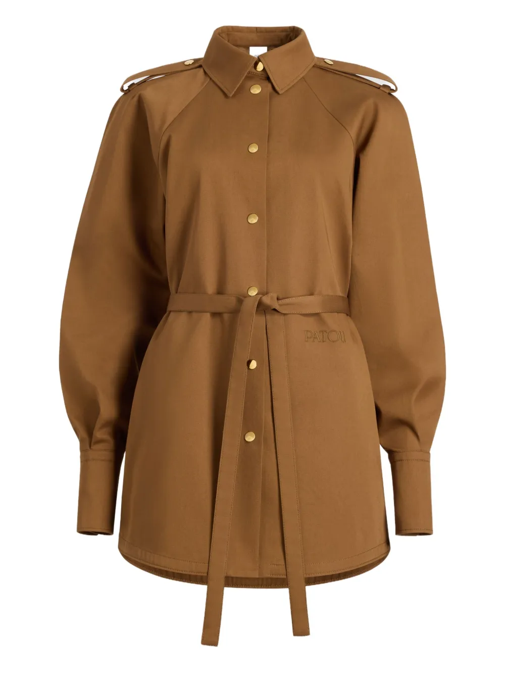 Рубашка с поясом PATOU, коричневый
Рубашка с поясом PATOU, коричневый