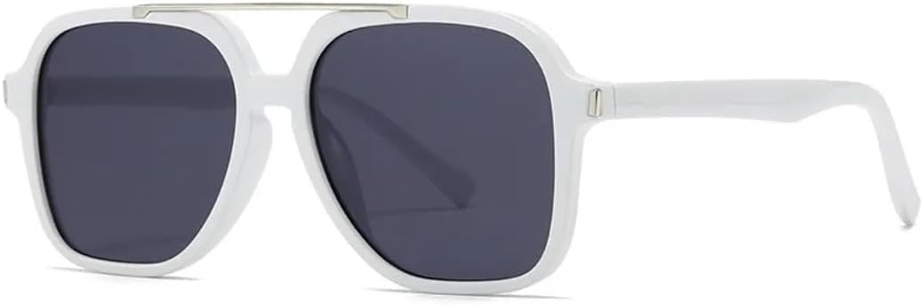 Модные солнцезащитные очки большого размера с квадратной оправой и двойной перемычкой для женщин, защита от УФ-излучения UV400, ретро-стиль, заклепки для мужчин TVTBBVV, C5white Black
Модные солнцезащитные очки большого размера с квадратной оправой и двойной перемычкой для женщин, защита от УФ-излучения UV400, ретро-стиль, заклепки для мужчин TVTBBVV, C5white Black