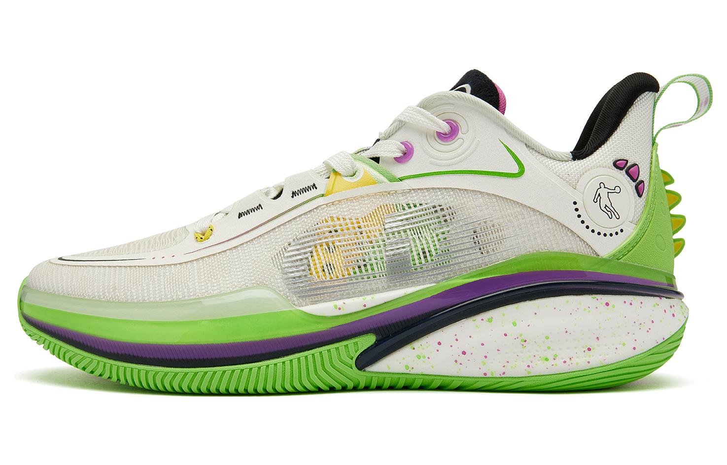 FE1.0 Динозавр Тиран Цветовая Схема Устойчивые к Истиранию Дышащие Низкие Баскетбольные Кроссовки Мужские Зеленые Белые QIAODAN
FE1.0 Динозавр Тиран Цветовая Схема Устойчивые к Истиранию Дышащие Низкие Баскетбольные Кроссовки Мужские Зеленые Белые QIAODAN