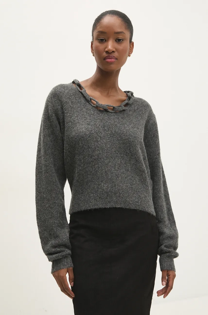 Шерстяной свитер Answear Lab, серый
Шерстяной свитер Answear Lab, серый
