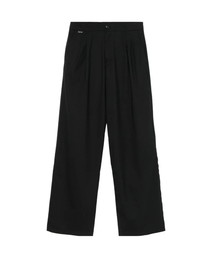 Черные брюки прямого кроя из трикотажной ткани. Family First, черный
Черные брюки прямого кроя из трикотажной ткани. Family First, черный