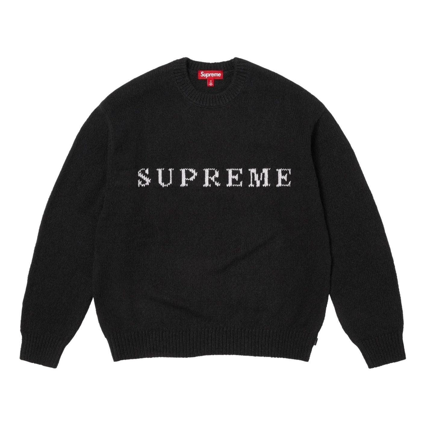 Свитер Supreme FW25 с контрастным логотипом, черный
Свитер Supreme FW25 с контрастным логотипом, черный