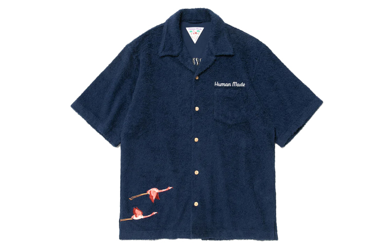 Флисовая рубашка HUMAN MADE, синий
Флисовая рубашка HUMAN MADE, синий