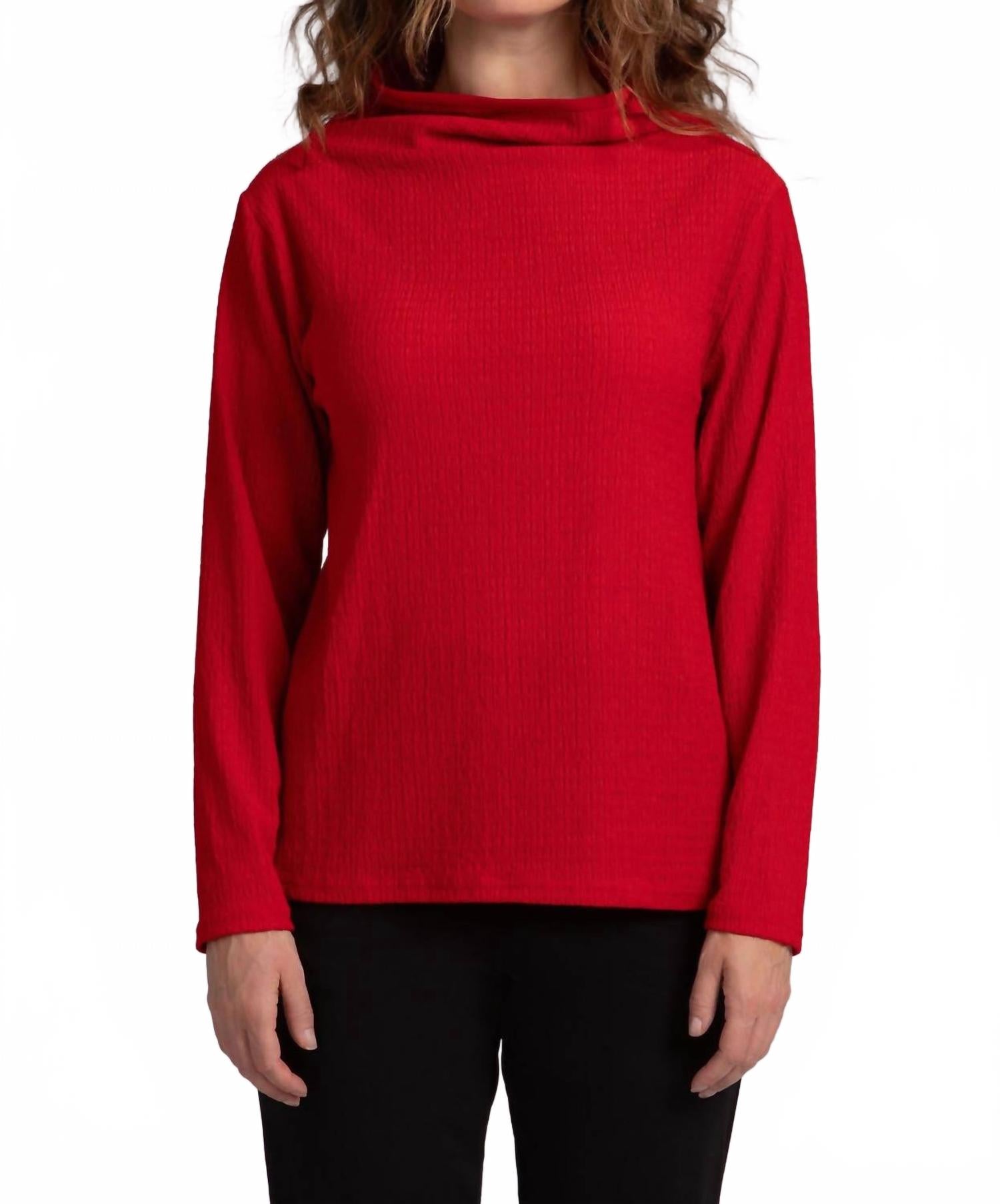 Топ с воронкообразным горлышком в форме попкорна, цвет «мак» Sympli, Poppy
Топ с воронкообразным горлышком в форме попкорна, цвет «мак» Sympli, Poppy