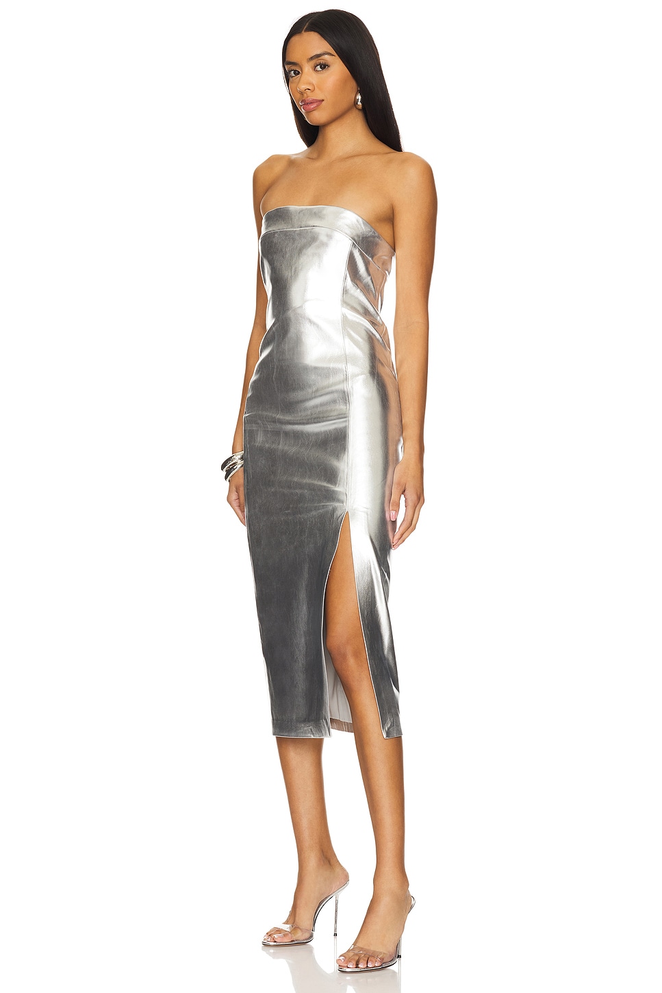 Платье келли миди Alice + Olivia, серебряный
Платье келли миди Alice + Olivia, серебряный