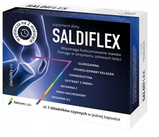 Saldiflex, Диетическая добавка, 60 капсул Inna marka
Saldiflex, Диетическая добавка, 60 капсул Inna marka