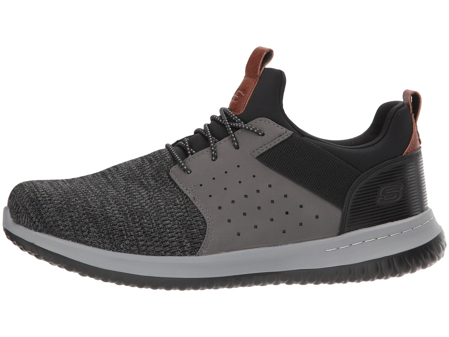 Кроссовки SKECHERS Classic Fit Delson Camben, черный/серый
Кроссовки SKECHERS Classic Fit Delson Camben, черный/серый