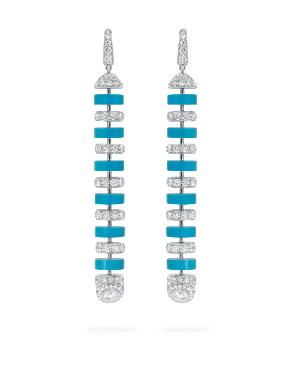 Серьги-подвески Asiyah из белого золота с бриллиантами David Morris, синий
Серьги-подвески Asiyah из белого золота с бриллиантами David Morris, синий