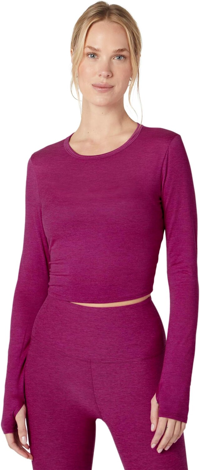 Топ Beyond Yoga Featherweight Sunrise Cropped Pullover, цвет Magenta Heather
Топ Beyond Yoga Featherweight Sunrise Cropped Pullover, цвет Magenta Heather