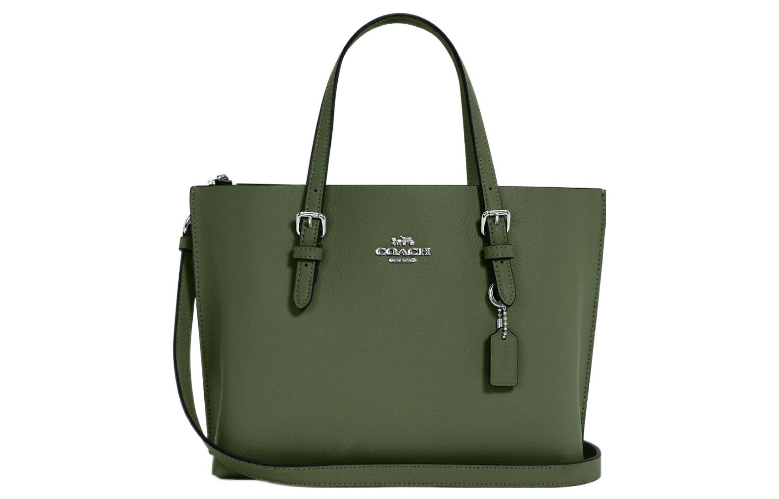 Coach Кожаная сумка-тоут Mollie, сумка для покупок, сумка через плечо, сумка-кроссбоди, средний размер, женская, оливково-зеленого цвета
Coach Кожаная сумка-тоут Mollie, сумка для покупок, сумка через плечо, сумка-кроссбоди, средний размер, женская, оливково-зеленого цвета