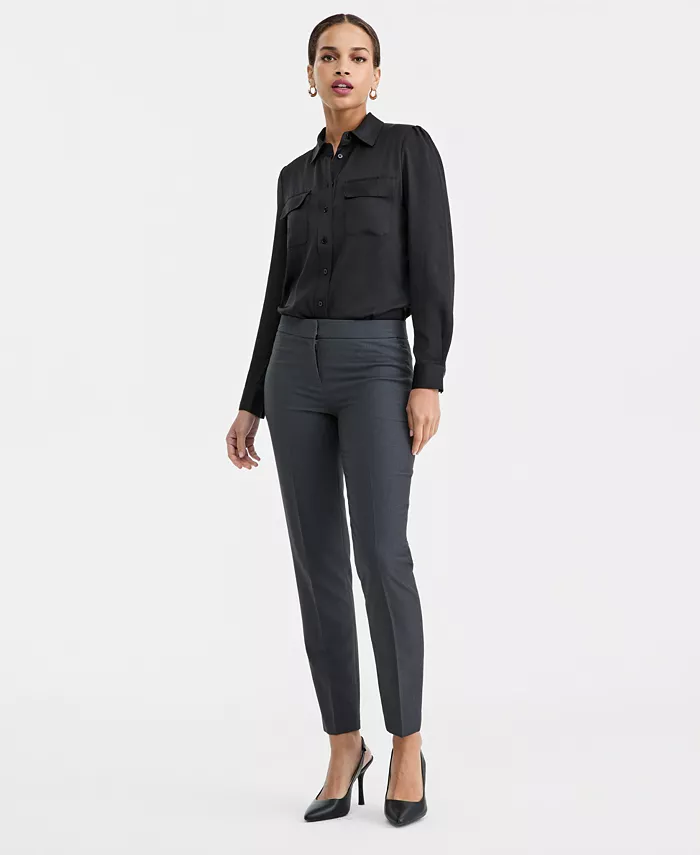 Женские брюки прямого кроя Bi-Stretch, созданные для Macy's Bar Iii, серый
Женские брюки прямого кроя Bi-Stretch, созданные для Macy's Bar Iii, серый