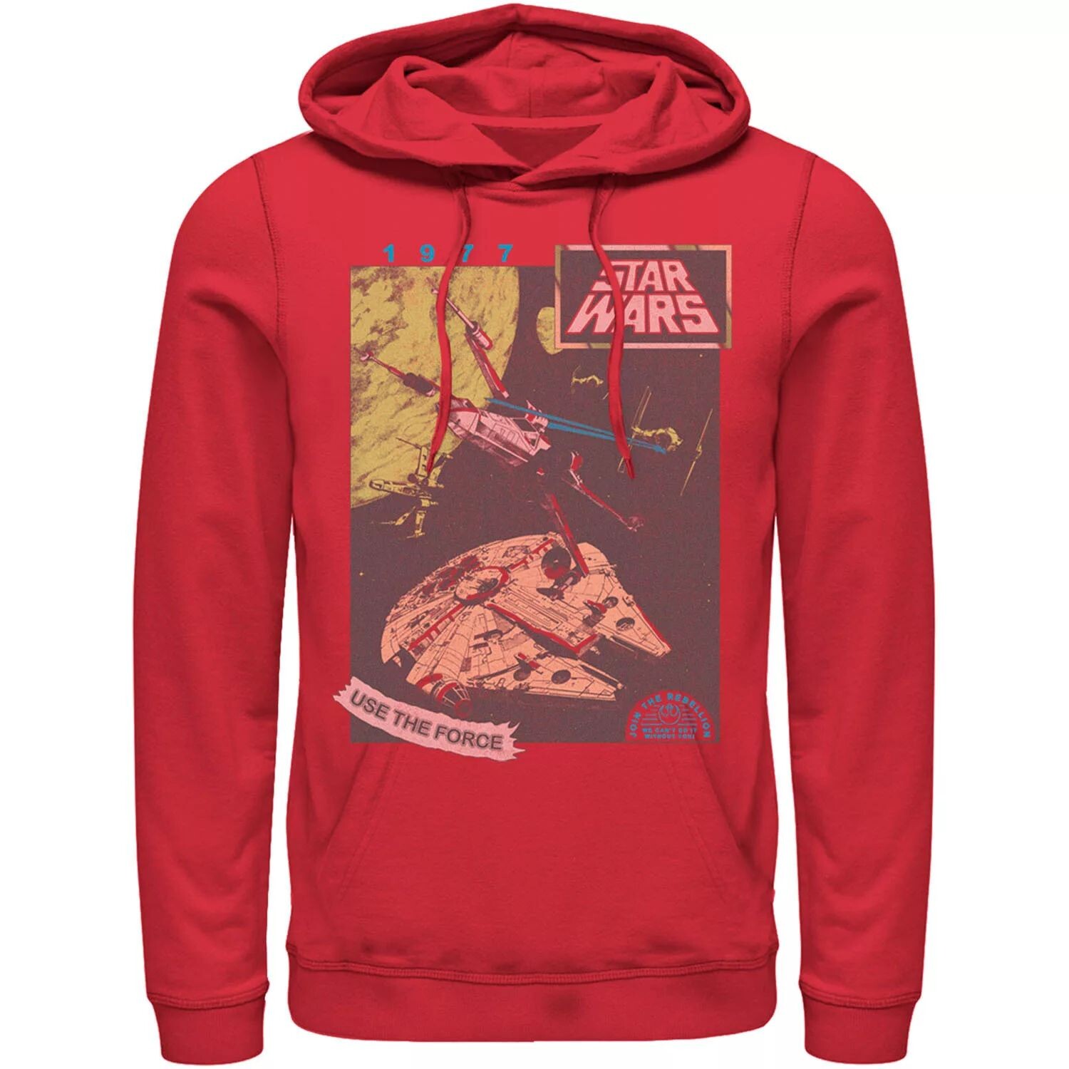 Мужская толстовка с капюшоном Star Wars Join The Rebellion Licensed Character, красный
Мужская толстовка с капюшоном Star Wars Join The Rebellion Licensed Character, красный