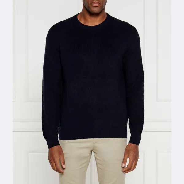 Свитер-Дерлино обычного кроя с добавлением шерсти Boss, синий
Свитер-Дерлино обычного кроя с добавлением шерсти Boss, синий