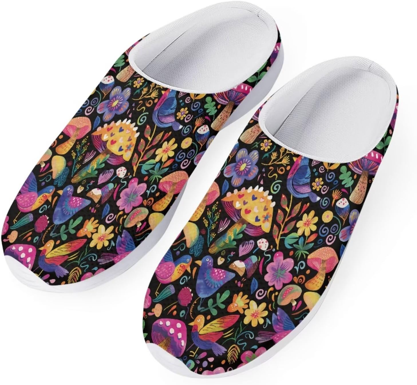 Женские мюли-кроссовки Forchrinse Tropical Hibiscus Palm с сеткой, легкие и дышащие, для прогулок, Mushroom Flower
Женские мюли-кроссовки Forchrinse Tropical Hibiscus Palm с сеткой, легкие и дышащие, для прогулок, Mushroom Flower