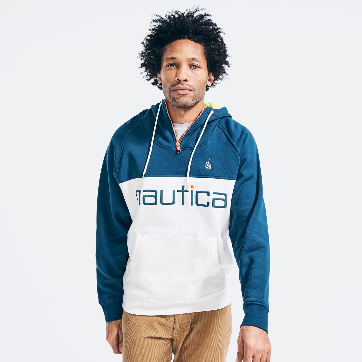 Мужская толстовка Nautica Big & Tall с цветными блоками и молнией до четверти, цвет Sailor Blue 19-4034 Tcx
Мужская толстовка Nautica Big & Tall с цветными блоками и молнией до четверти, цвет Sailor Blue 19-4034 Tcx