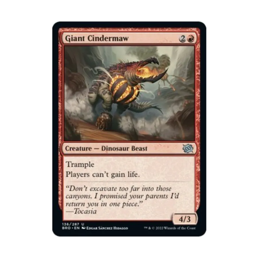 CCG Гигантская Пепельная пасть (U), MTG - The Brothers War
CCG Гигантская Пепельная пасть (U), MTG - The Brothers War