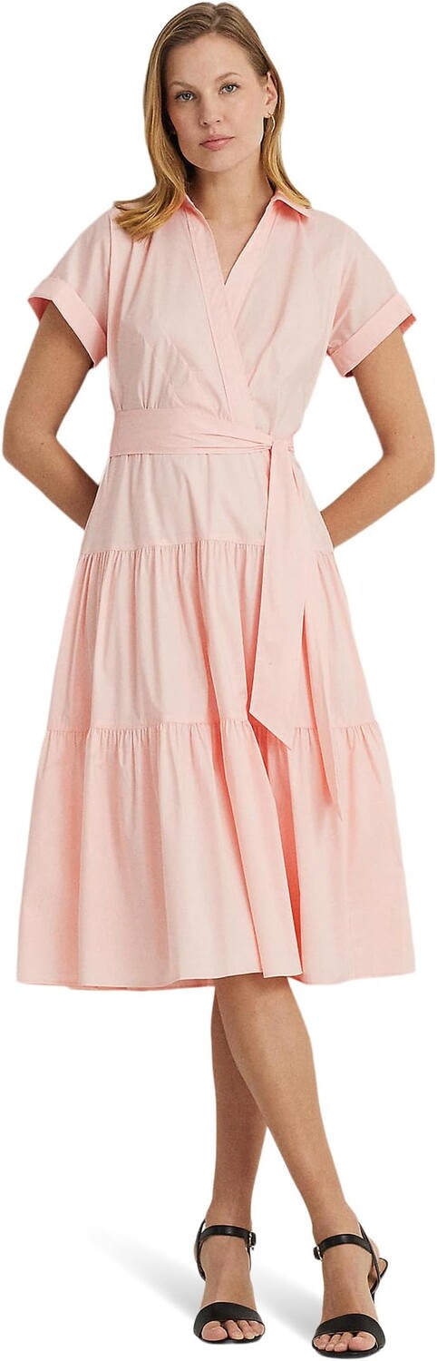 Платье LAUREN Ralph Lauren Belted Cotton-Blend Tiered Dress, цвет Pink Opal
Платье LAUREN Ralph Lauren Belted Cotton-Blend Tiered Dress, цвет Pink Opal