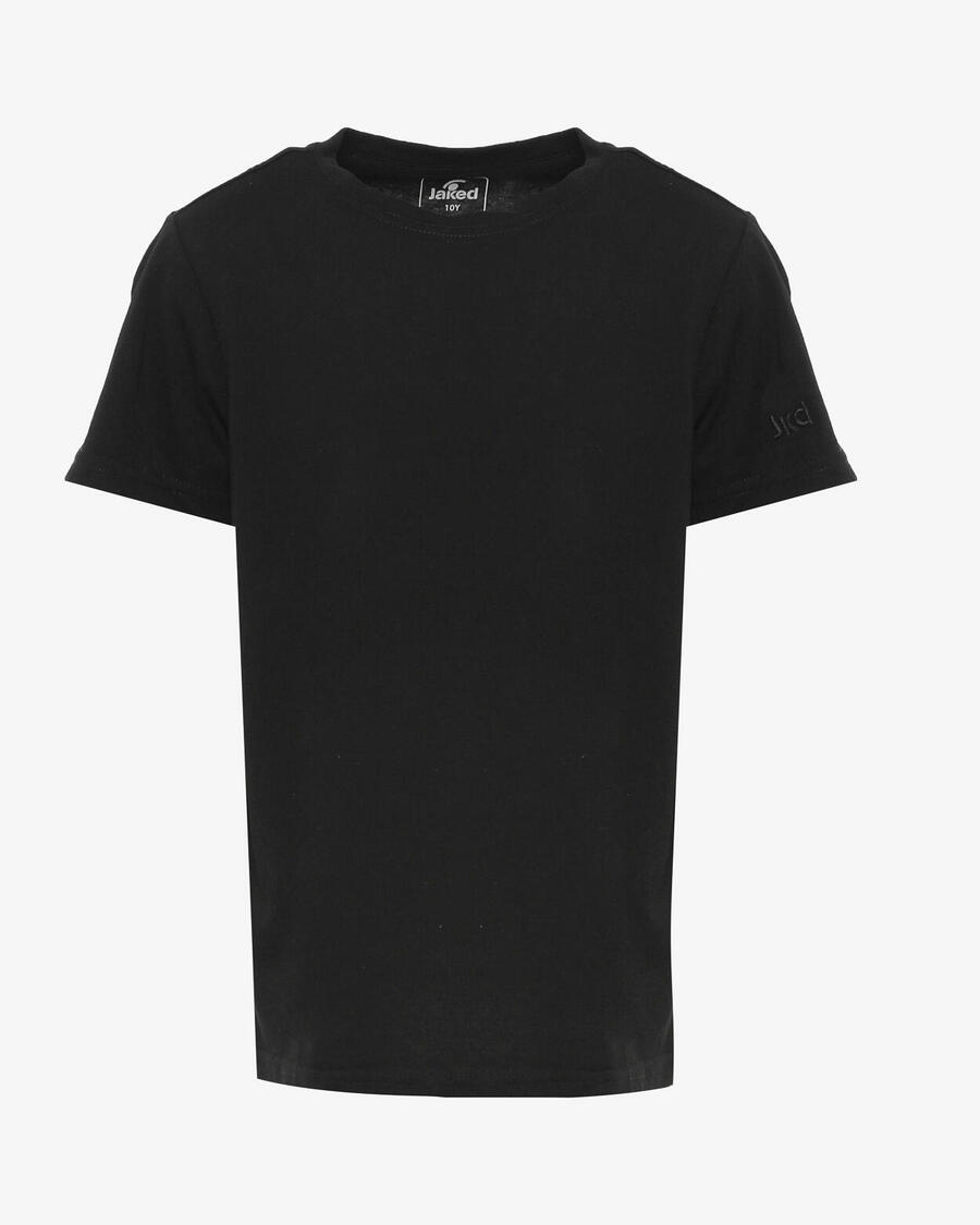 JAKED Черная хлопковая футболка для мальчиков и девочек на уроках физкультуры.
JAKED Черная хлопковая футболка для мальчиков и девочек на уроках физкультуры.