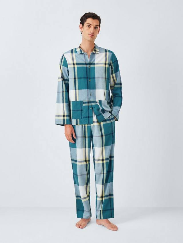 Органический хлопковый комплект пижамы в клетку John Lewis, Blue Teal
Органический хлопковый комплект пижамы в клетку John Lewis, Blue Teal