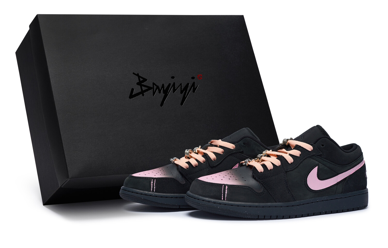 Кроссовки Air Jordan 1 Vintage Basketball Shoes Men Low-top Pink, черный/розовый
Кроссовки Air Jordan 1 Vintage Basketball Shoes Men Low-top Pink, черный/розовый