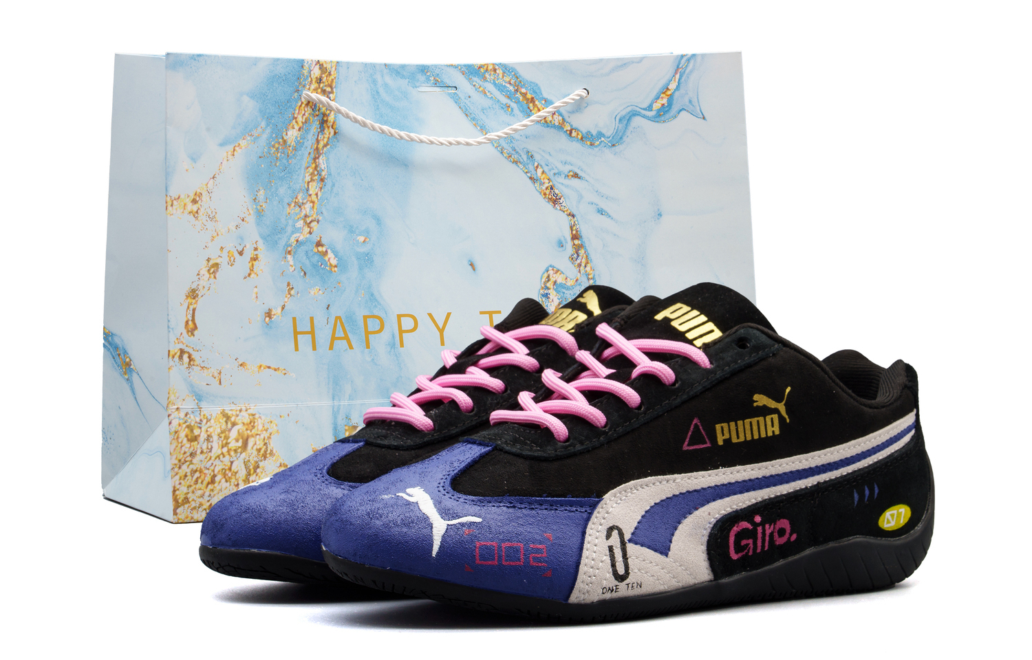 Speedcat Abrasion Resistant низкие повседневные кроссовки Unisex PUMA, синий черный shopping bag
Speedcat Abrasion Resistant низкие повседневные кроссовки Unisex PUMA, синий черный shopping bag