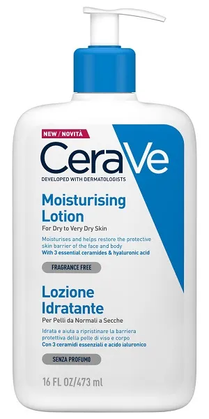 Cerave Увлажняющий лосьон для тела 473 мл Для сухой и очень сухой кожи
Cerave Увлажняющий лосьон для тела 473 мл Для сухой и очень сухой кожи