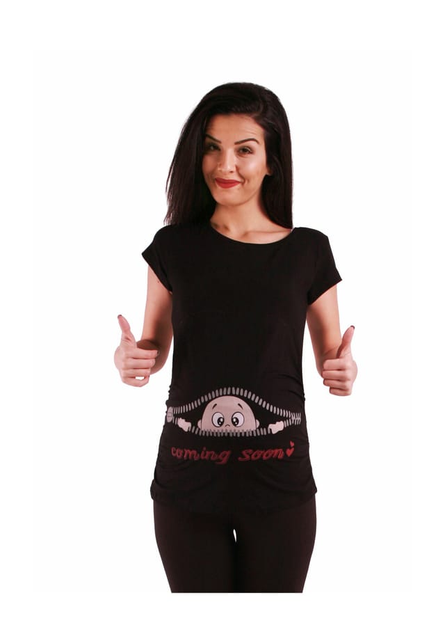 Скоро в продаже появится рубашка для беременных с мотивом M.M.C., черный
Скоро в продаже появится рубашка для беременных с мотивом M.M.C., черный