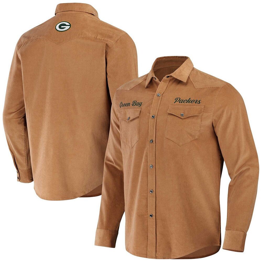 Мужская рубашка NFL x Darius Rucker от Fanatics Tan Green Bay Packers Western с застежкой на пуговицы, цвет Pkr Multi
Мужская рубашка NFL x Darius Rucker от Fanatics Tan Green Bay Packers Western с застежкой на пуговицы, цвет Pkr Multi