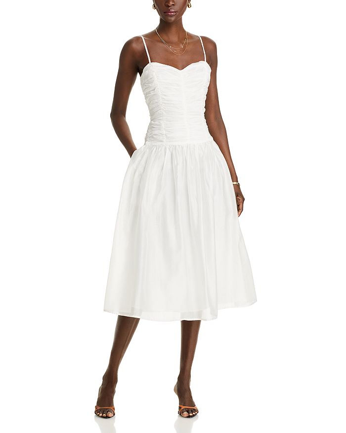 Платье макси с оборками AQUA, белый
Платье макси с оборками AQUA, белый