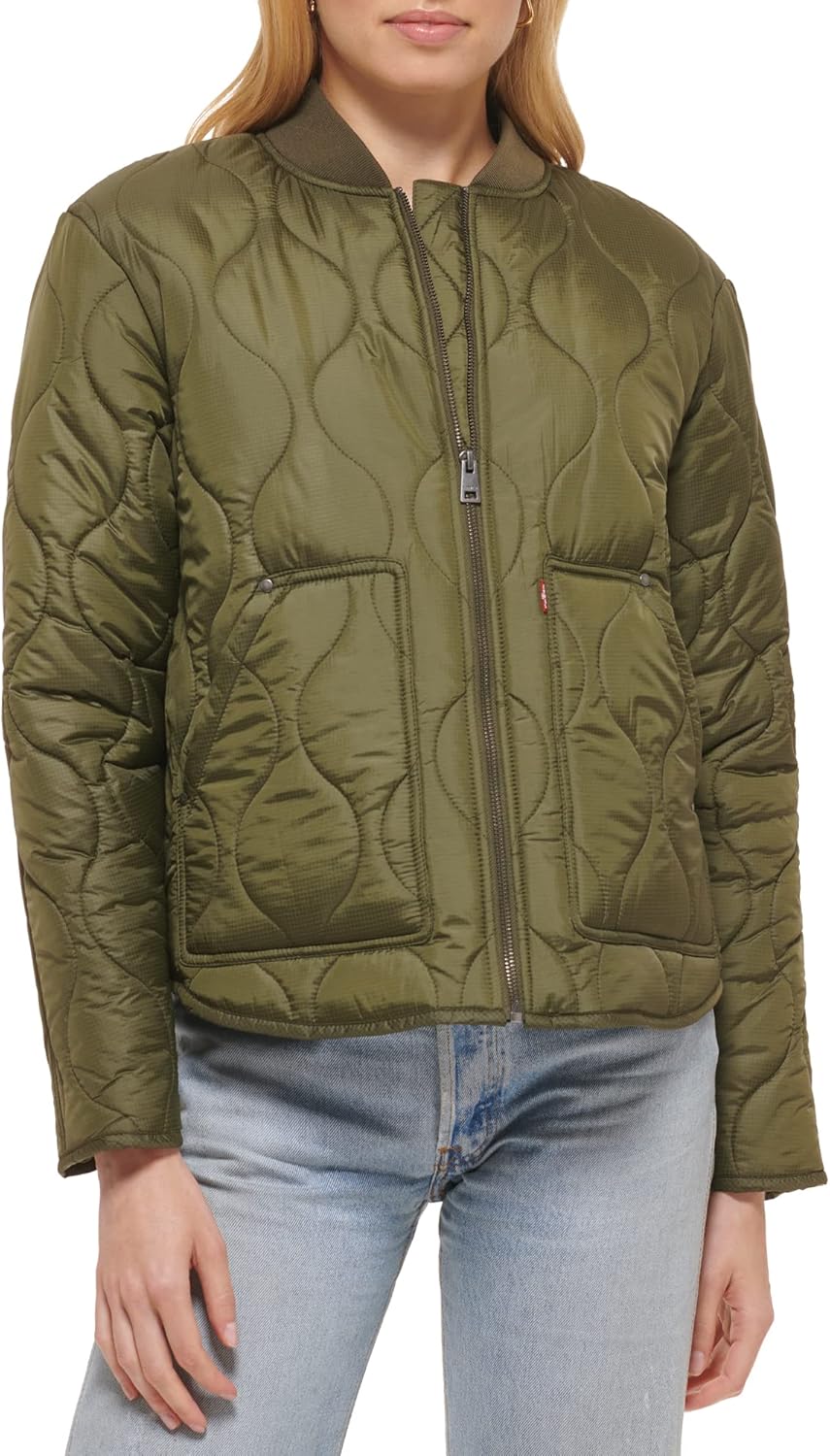 Levi's Женская стеганая куртка-луковка, Army Green
Levi's Женская стеганая куртка-луковка, Army Green
