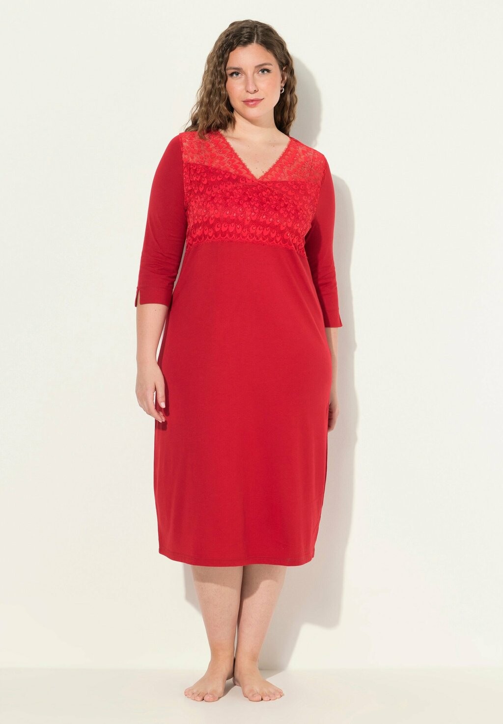 Ночная рубашка V AUSSCHNITT Ulla Popken, красный
Ночная рубашка V AUSSCHNITT Ulla Popken, красный